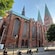 The outside of Saint Mary’s Church in Lübeck, Germany